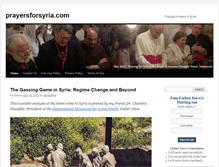 Tablet Screenshot of prayersforsyria.com